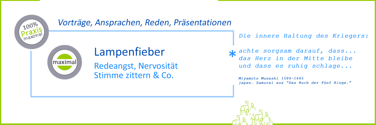 Seminar Lampenfieber, Redeangst, Nervosität, Präsentation - Präsentationstraining